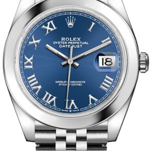 watch for man rolex datejust 41 blue dial jubilee bracelet men s watch 126300 0018 001