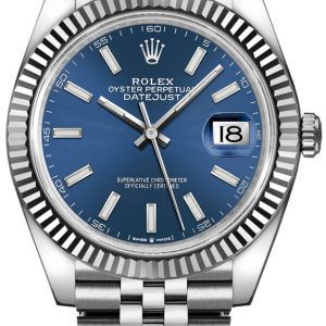 watch for man rolex datejust 41 blue dial men s watch 126334 0002 001