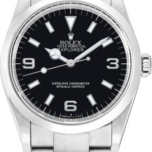 watch for man rolex explorer black dial 36mm steel unisex watch 114270 0001 001