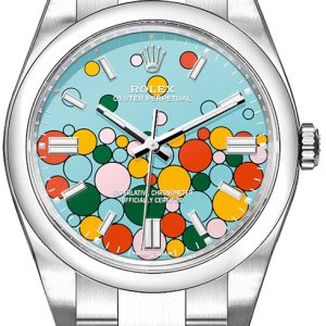 watch for man rolex oyster perpetual 36 celebration motif dial unisex watch 126000 0009 001