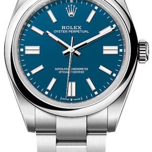 watch for man rolex oyster perpetual 41 blue dial men s watch 134300 0009 001