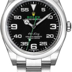 watch for man rolex oyster perpetual air king oystersteel men s watch 116900 001